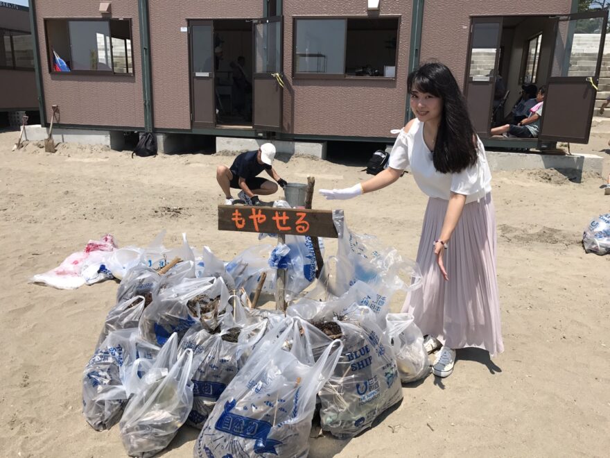 菖蒲田浜　BEACH CLEAN！